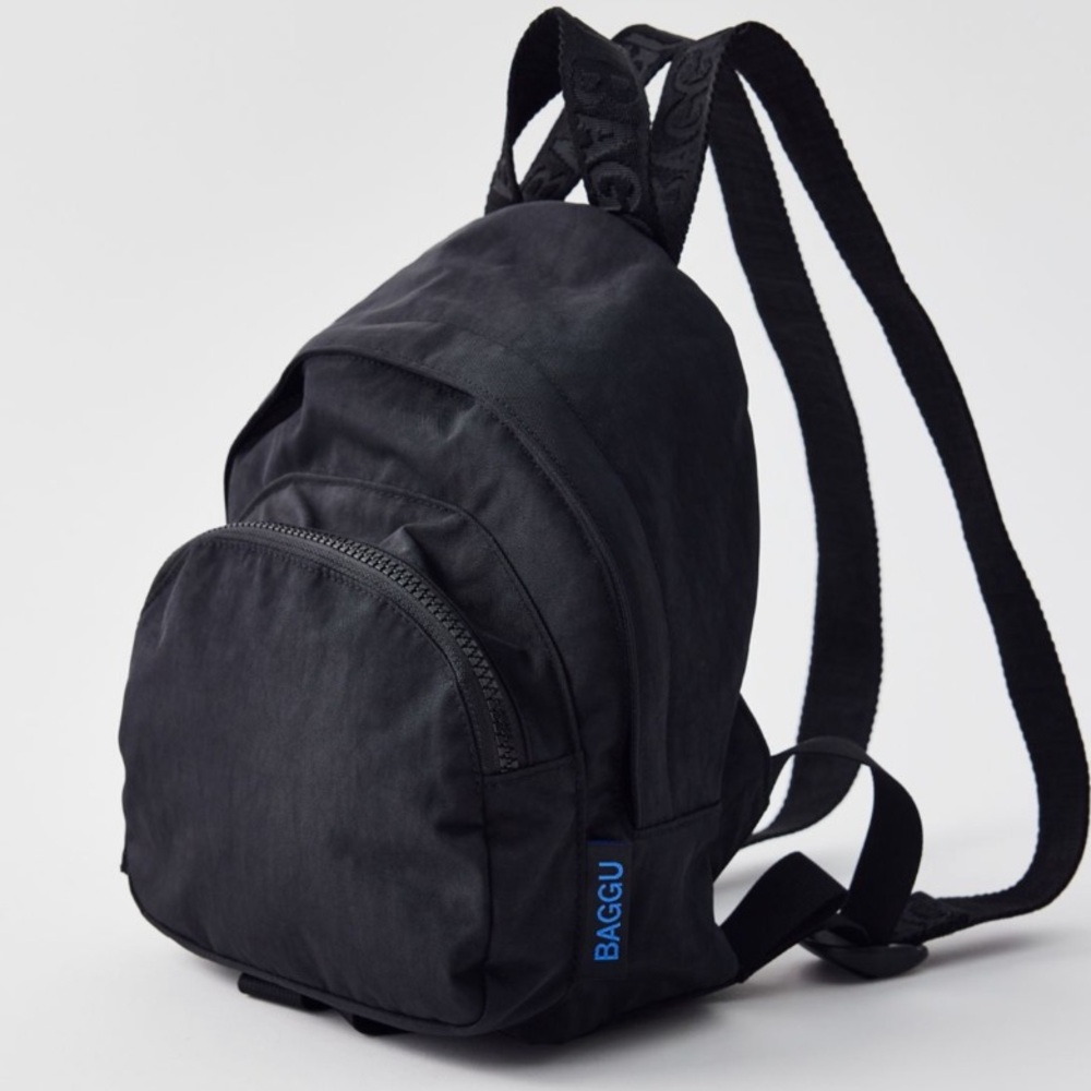 BAGGU Black Mini Backpack - Everyday Women's Bag
